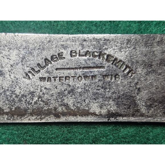 Vintage Village Blacksmith Watertown Wis Cutlery Butcher Knife - Picture 6 of 8